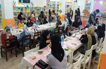 کودکان روزه دار، دور سفره های پر مهر کانون نشستند